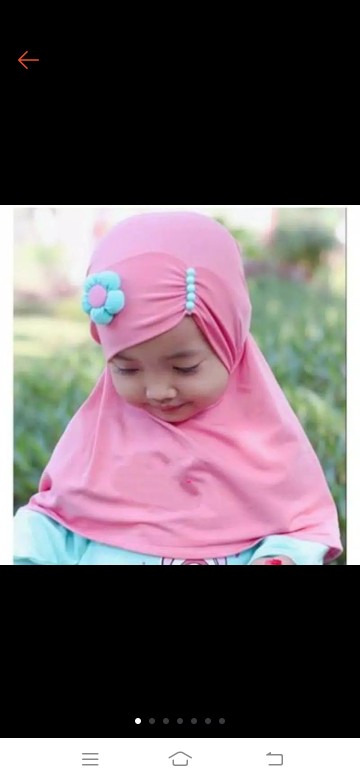 Jilbab Bayi Haifa Batik Pita