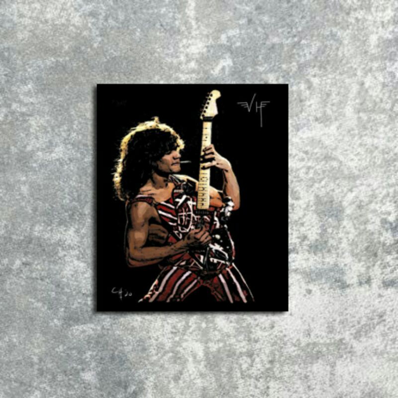 Poster Dinding Van Halen Gitar
