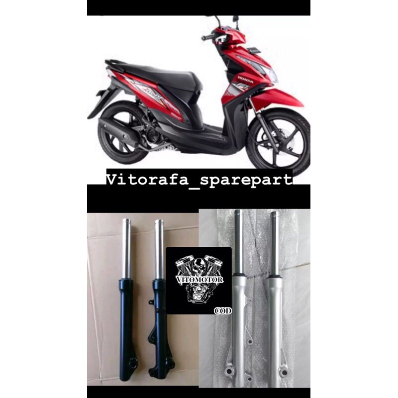 Sok shock depan honda beat fi tahun 2013-2015 - shockbreaker honda beat fi