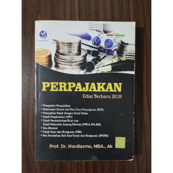 

BUKU PERPAJAKAN Dr.Mardiasmo Edisi Terbaru 2018