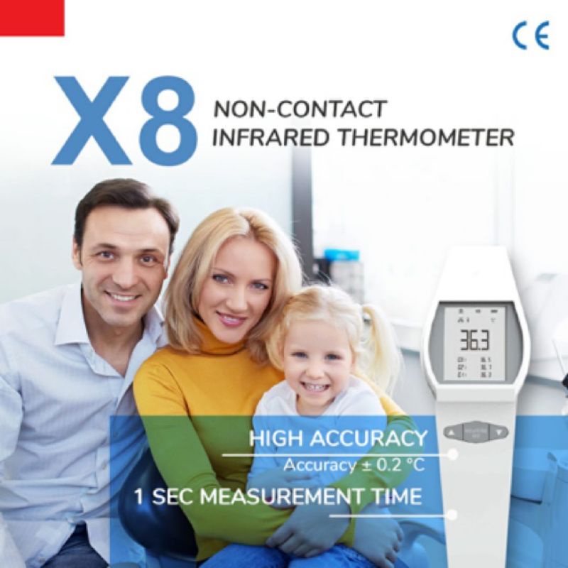 X8 Non-Contact Infrared Thermometer Digital / Pengukur suhu tubuh digital infra red