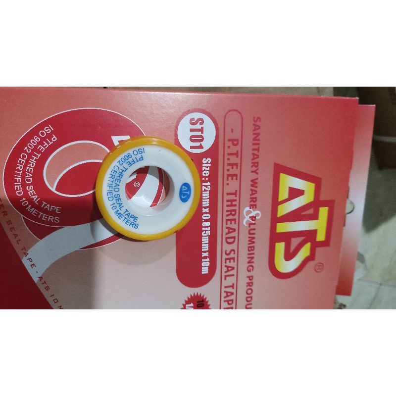 ATS seal tape air 0,5inch x 10m selotip sealtape isolasi air seltip