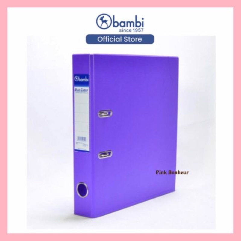 

Bambi Ordner LAF A4 1015 90 Fluoro Purple Album Photocard Kpop 2 Ring Original Ungu Buku Holder