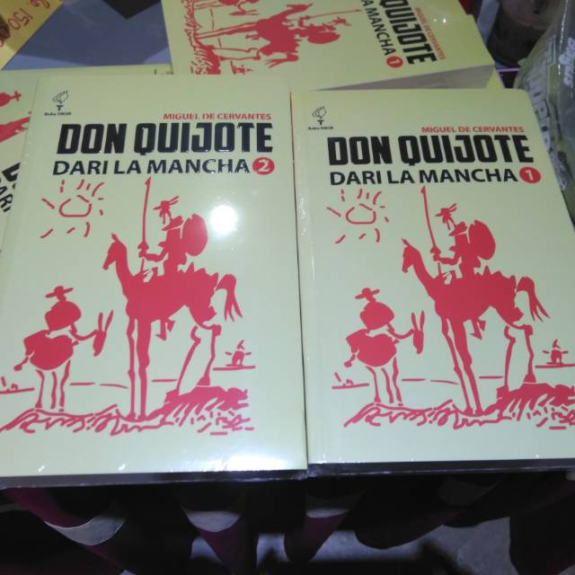 Don Quijote dari La Mancha Jilid 1 dan 2  - Don Quixote - Don Kisot - Miguel de Cervantes