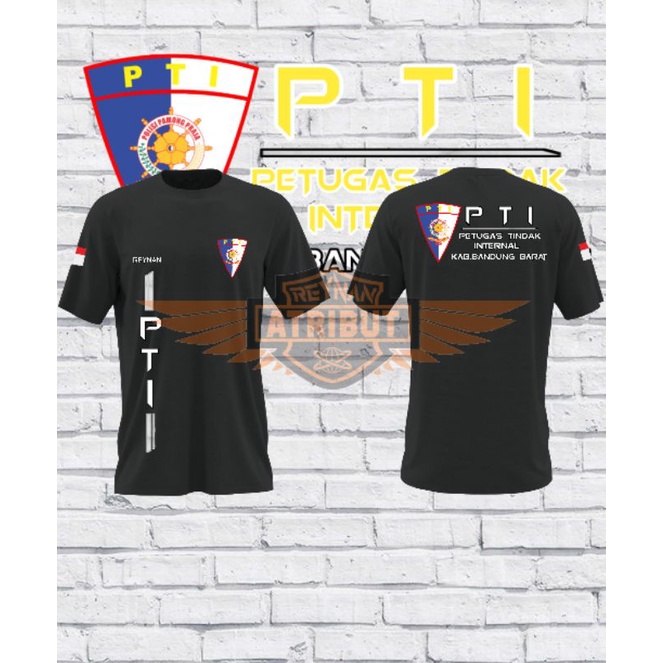 kaos pol-pp pti / kaos pti / kaos lengan pendek pti / T-Shirt pol-pp pti