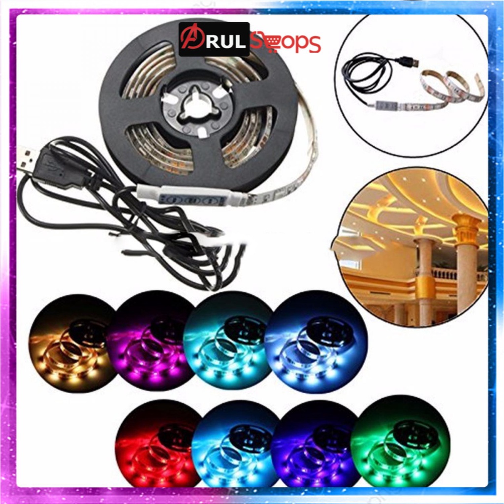 MALITAI Mood Light Led Strip 5050 RGB with USB Controller - SMD2835