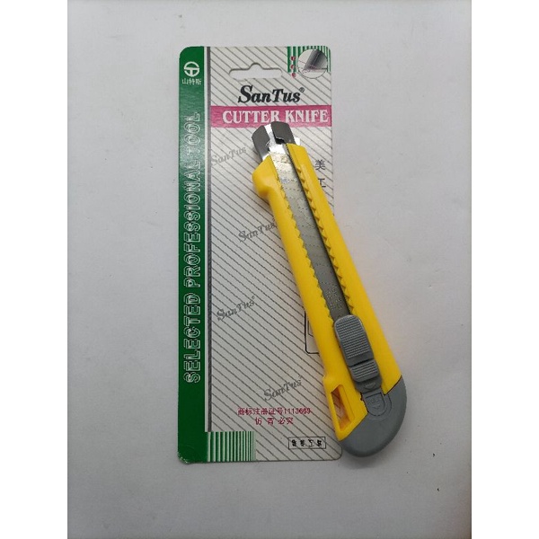 

PISAU CUTTER GAGANG KARET 170MM SANTUS ST-11T