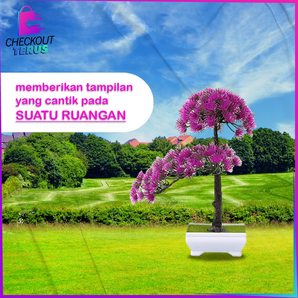 CT C606 C611 Bunga Hias Dekorasi Ruangan Ornamen Tanaman Bunga Bonsai Plastik Tanaman Hias Artificial Flower Bunga Artificial Dekorasi