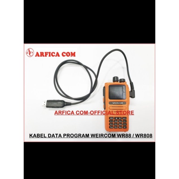 KABEL DATA PROGRAM HT WEIRCOM WR 88PLUS WR 808 WEIRCOM KABEL PROGRAM