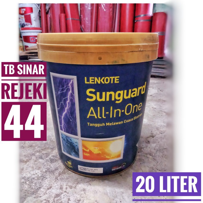 LENKOTE SUNGUARD ALL IN ONE PAIL 20 LITER CAT TEMBOK LENKOTE SUNGUARD ALL IN ONE PAIL 20 LITER CAT TEMBOK