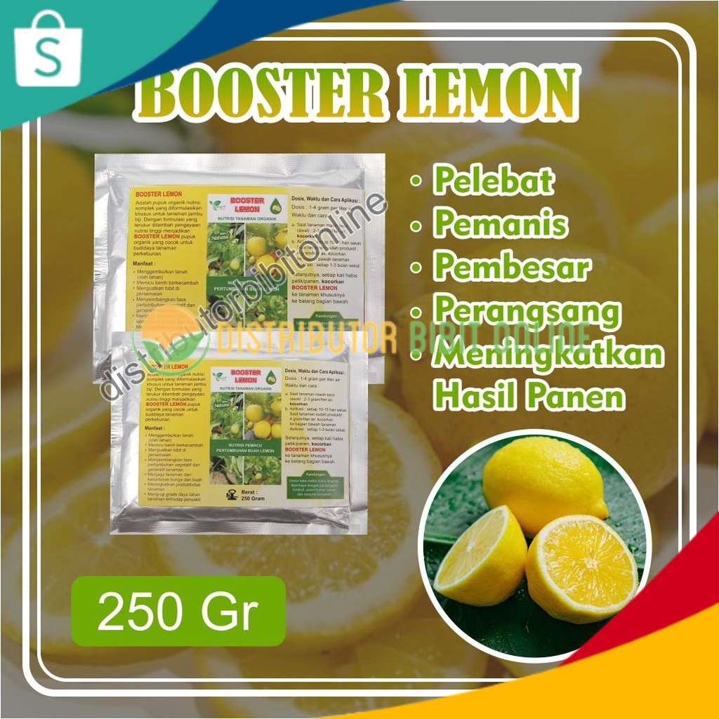 Booster Lemon, Bisa COD Pupuk Booster Buah Lemon, Pemicu Lemon Cepat Berbuah