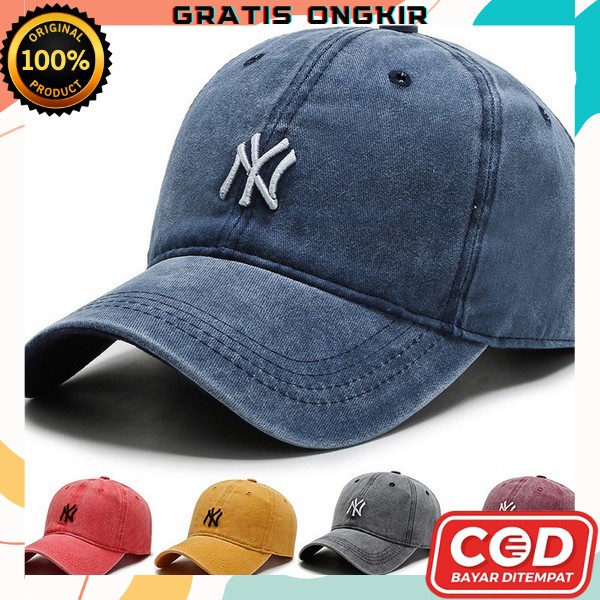Topi Pria Cod Terbaru Korea Baseball Dewasa Besball Remaja Kekinian Cowok Murah Kerja Fashionable Sn