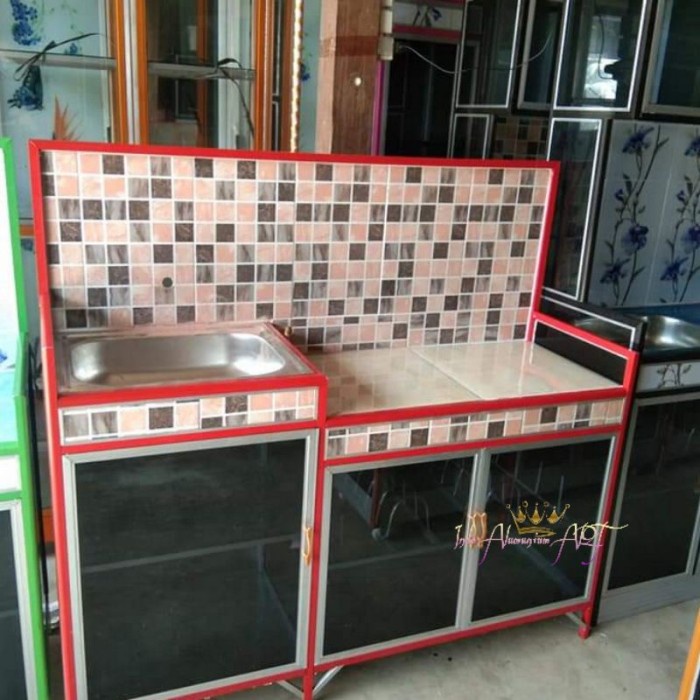 Wastafel / Rak Piring Alumunium Minimalis