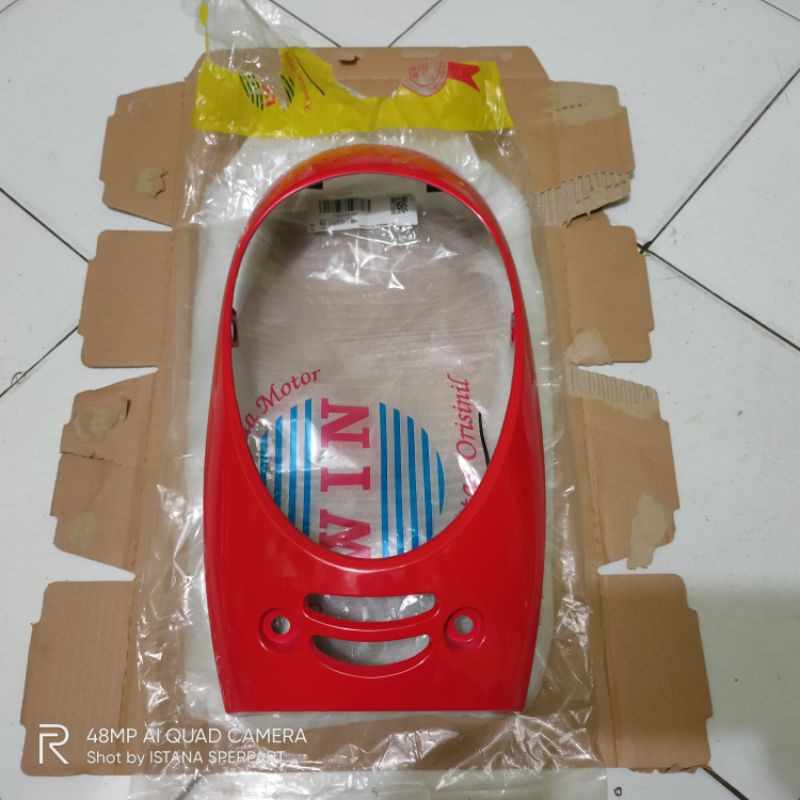 cover front panel tameng body depan scoopy fi K16 2013 2016 merah ferarri cabe non original