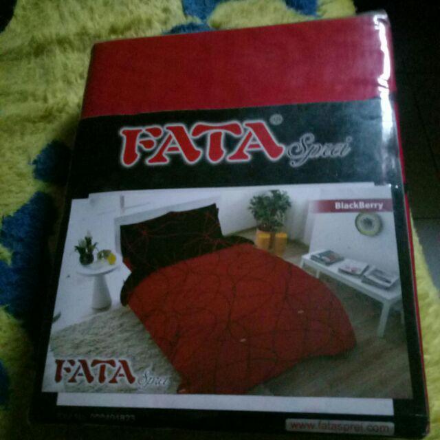 Fata - Sprei Motif Blackberry Ukuran King 180x200 / Queen 160x200