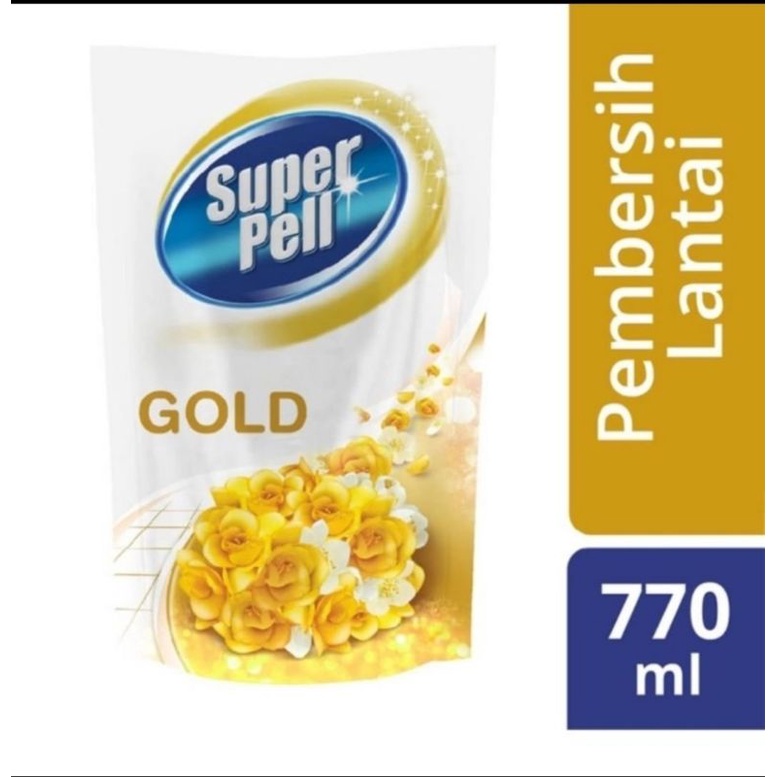 Super pell pembersih lantai Gold 770ml