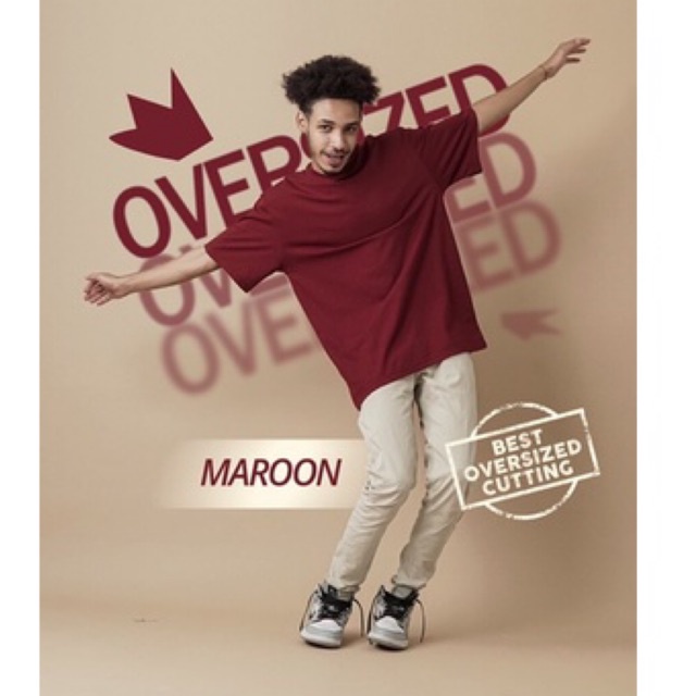 Webasic Oversize Tshirt (Best Oversize Cutting) | Kaos Polos Oversize