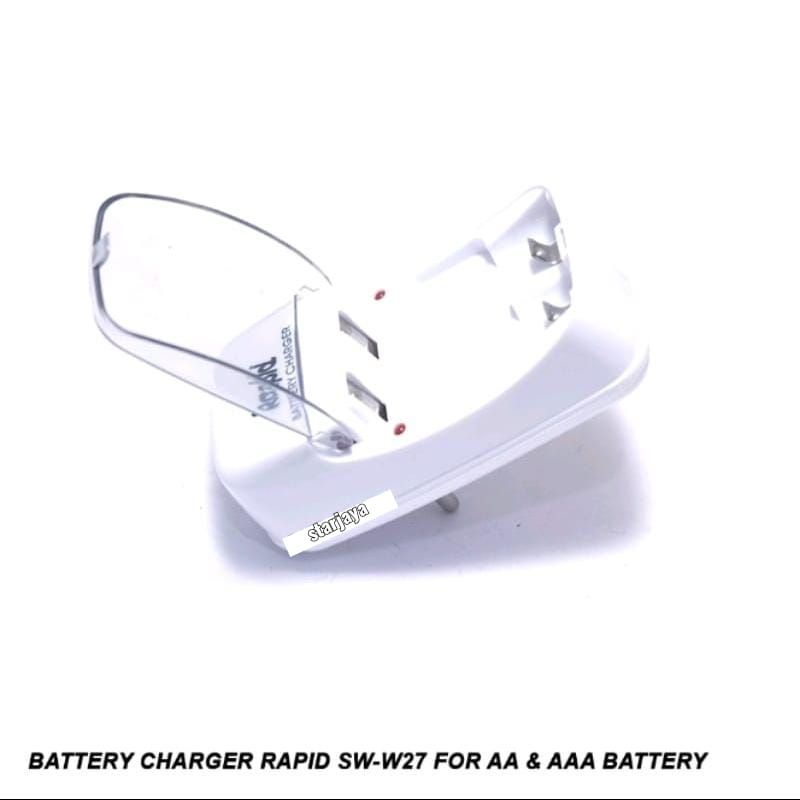 CHARGER BATTERY MERK RAPID SW-W27 FOR AA &amp; AAA BATTERY