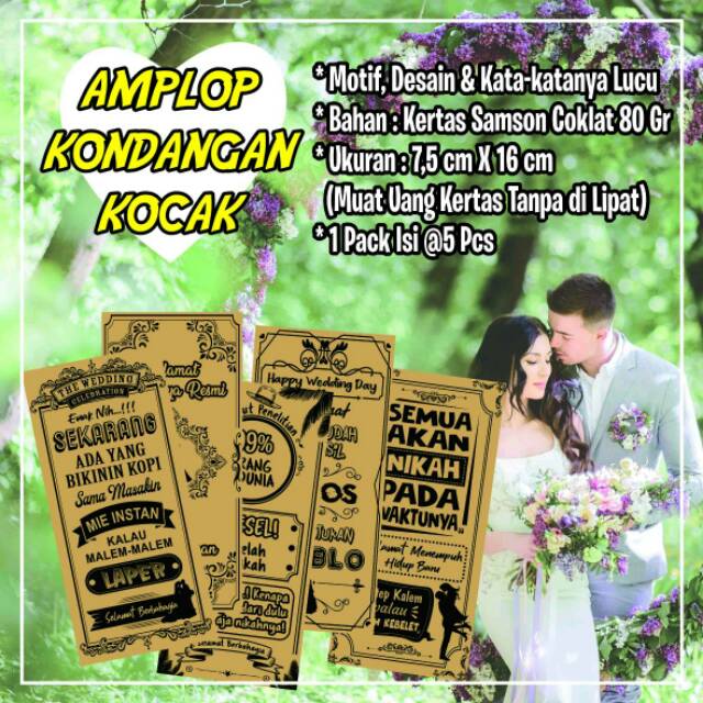 

Amplop kondangan kocak