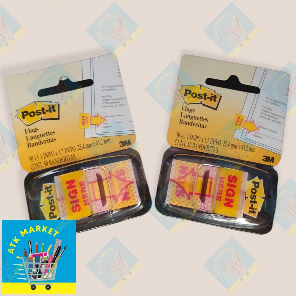 

Sticky Note 3M® SIGN HERE / Sticky Note SIGN HERE 3M® 680-9