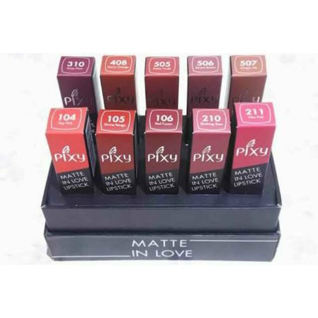 PIXY MATTE in LOVE Lipstick/Pixy/Lipstik/Lipstick