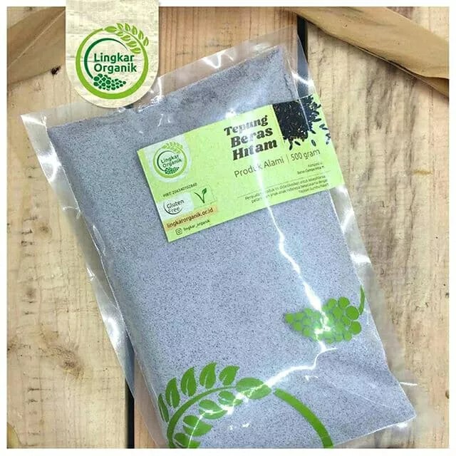 

Tepung Beras Hitam Organik 500gr Lingkar Organik
