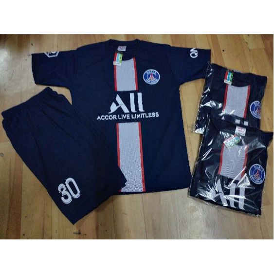 KAOS BOLA BOLA BAJU KIDS ANAK PSG HOME 2022 2023 GRADE ORI+NAMSET MESSI BIRU POLOS 28 BAJU BOLA MODI