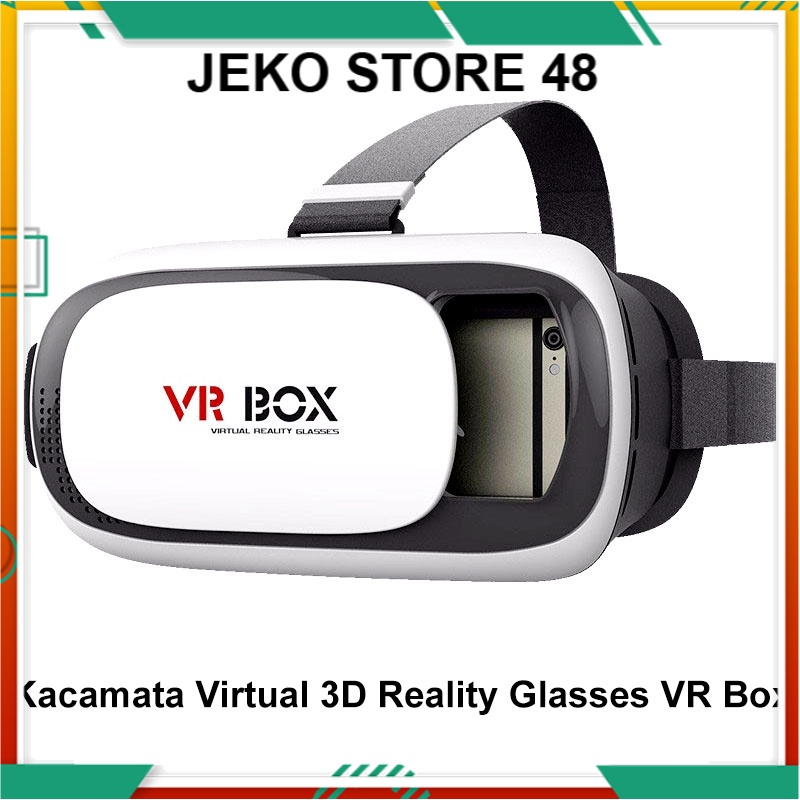 Virtual 3D Reality Glasses VR Box Smartphone / Kacamata 3D Cardboard 360 derajat JK Jeko Store 48