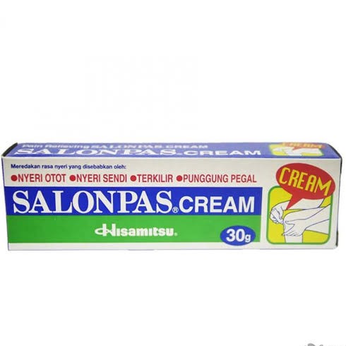 Salonpas Cream 30gr Pereda Nyeri