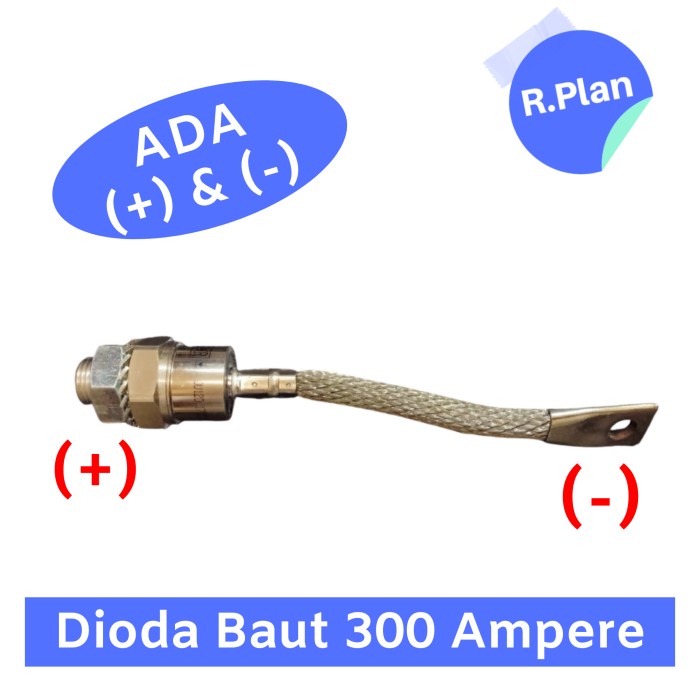 Dioda Baut 300 Ampere - Abu -abu Tua l NEW21