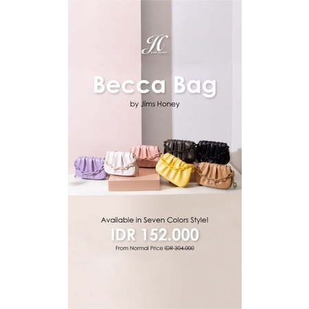 JH Becca bag Tas selempang wanita kekinian 2021 Jims Honey BECCA BAG tas selempang wanita / tas fash