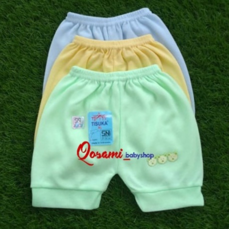 DOLPHIN 3 pcs Celana Pendek Bayi Uk M, L, XL SNI