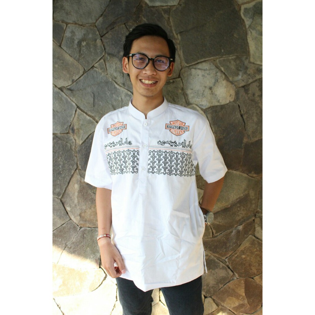 Koko Harley Davidson White koko dewasa koko dewasa putih