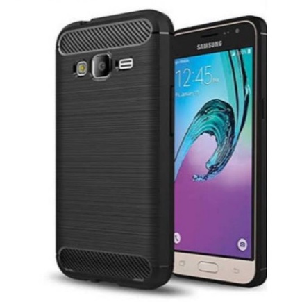 SoftCase Carbon Samsung J2 2015 J200 / Casing / Cover / Case