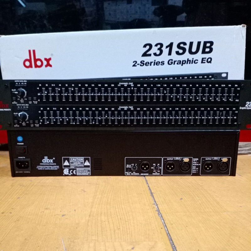 EQUALISER EQUALIZER DBX231SUB DBX 231SUB GRADE A