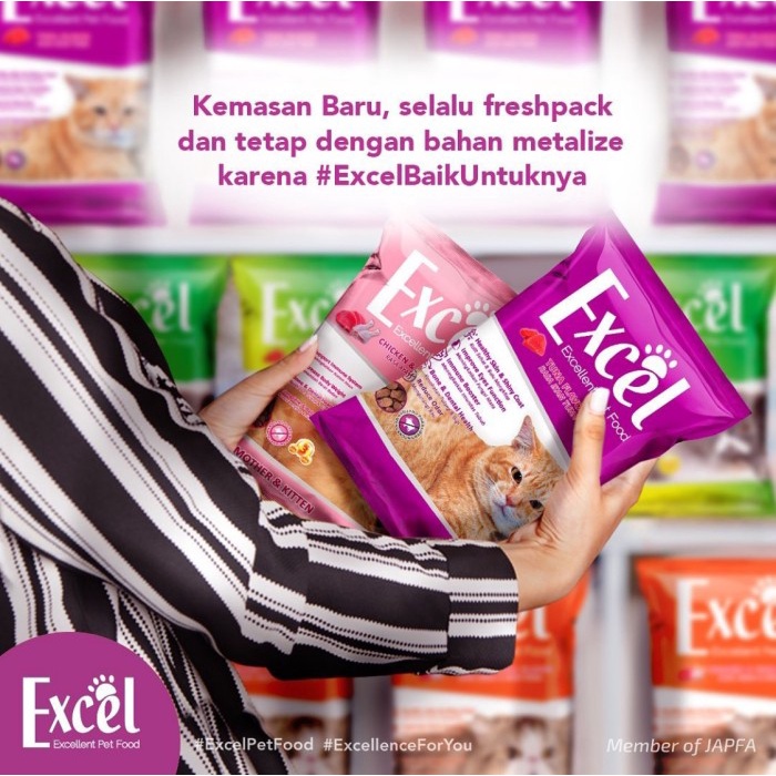 Excel Mother &amp; Kitten 20kg Makanan Kucing Kering