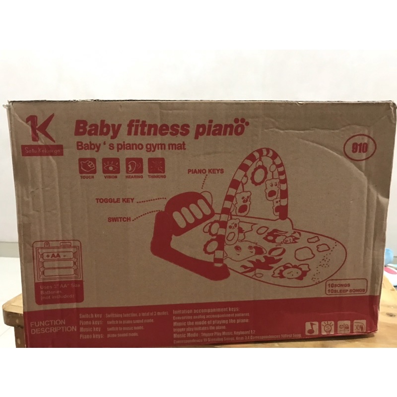 Baby Fitness Piano Gym Mat