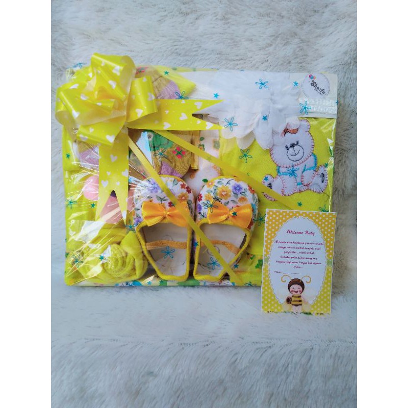 Hampers baby baby gift set parcel bayi cewek bando lucu-2