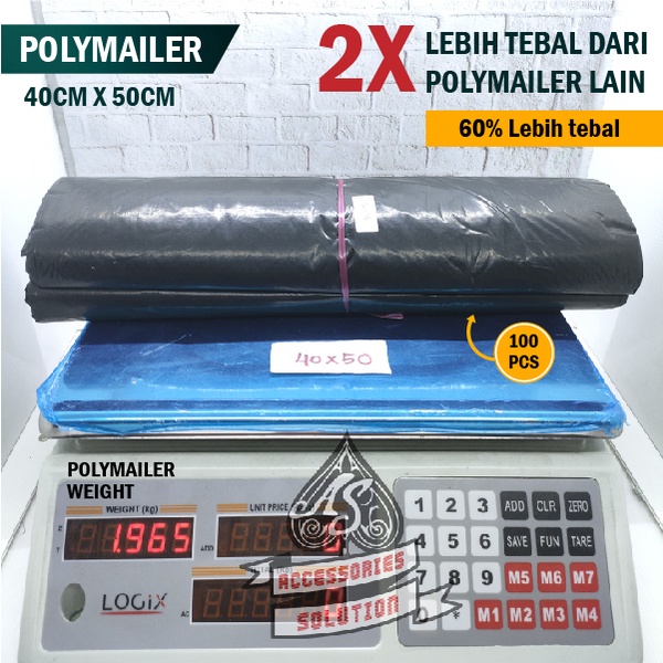 Plastik Polymailer - POLYMAILER 40 X 50 40X50 CM UKURAN FULL TEBAL ISI 100 PCS