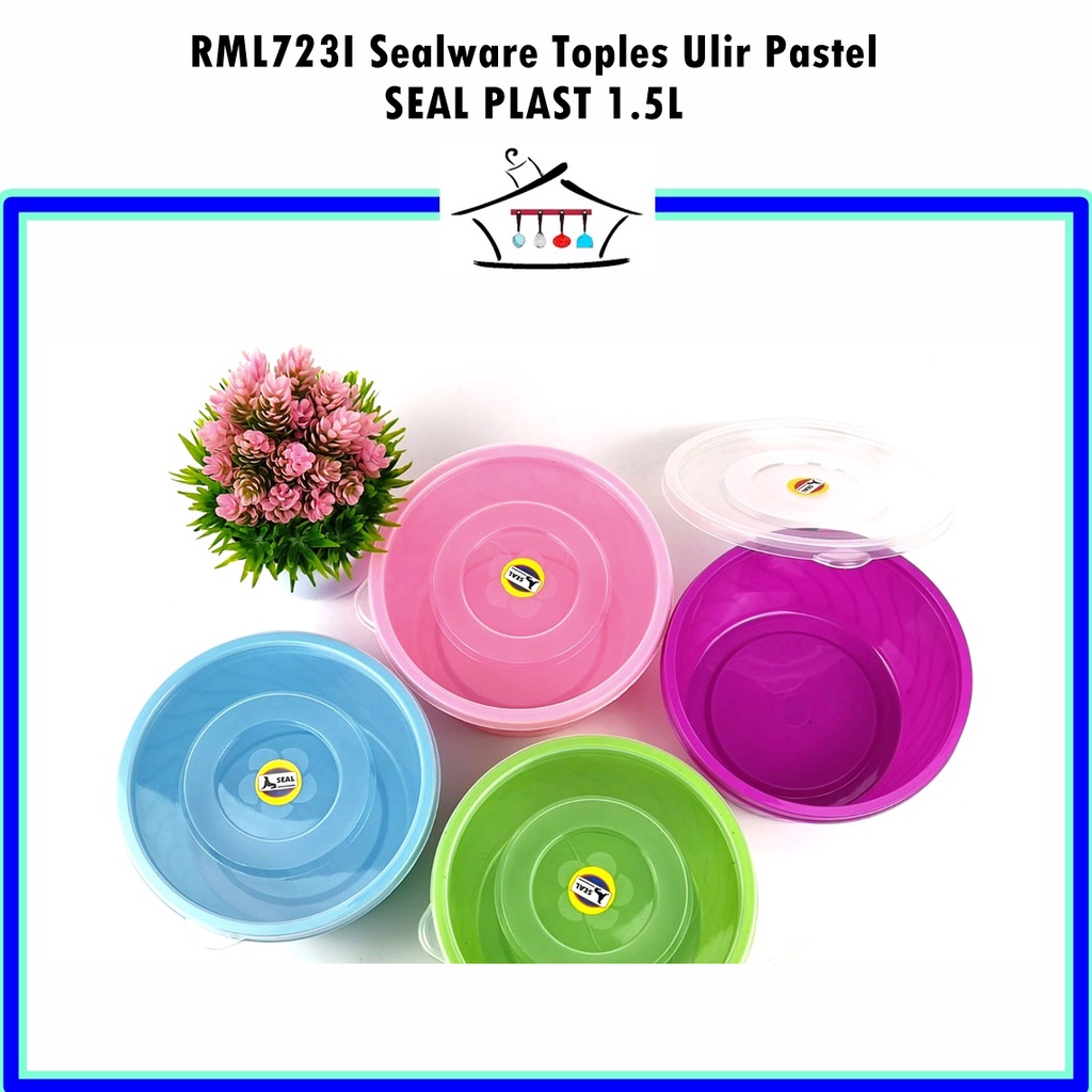 RML723I Sealware Toples Ulir Pastel SEAL PLAS 1.5LT