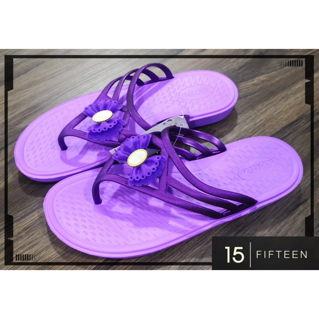 15 SHOP --- Sandal Jepit Wanita  Sendal Cewek Selop Slip Sandal 8350-1