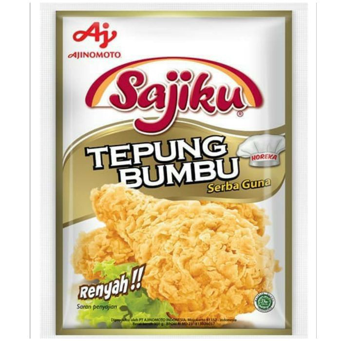 

Sajiku tepung bumbu serbaguna 900gr ayam kentucky
