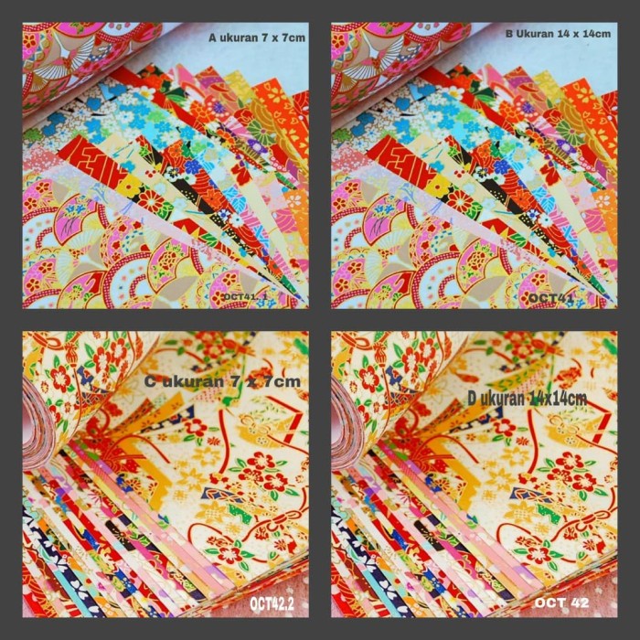 

Senikertas- 20Pcs/Set Kertas Impor Untuk Origami Jepang, Washi, Chiyogami, Yuzen - Opsi G -Kertas-