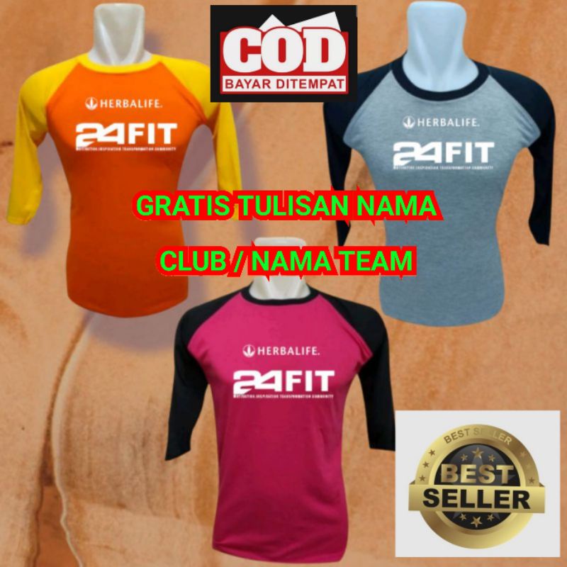 KAOS WANITA PRIA LENGAN PANJANG ( GRATIS TULISAN NAMA CLUB NAMA COACH )