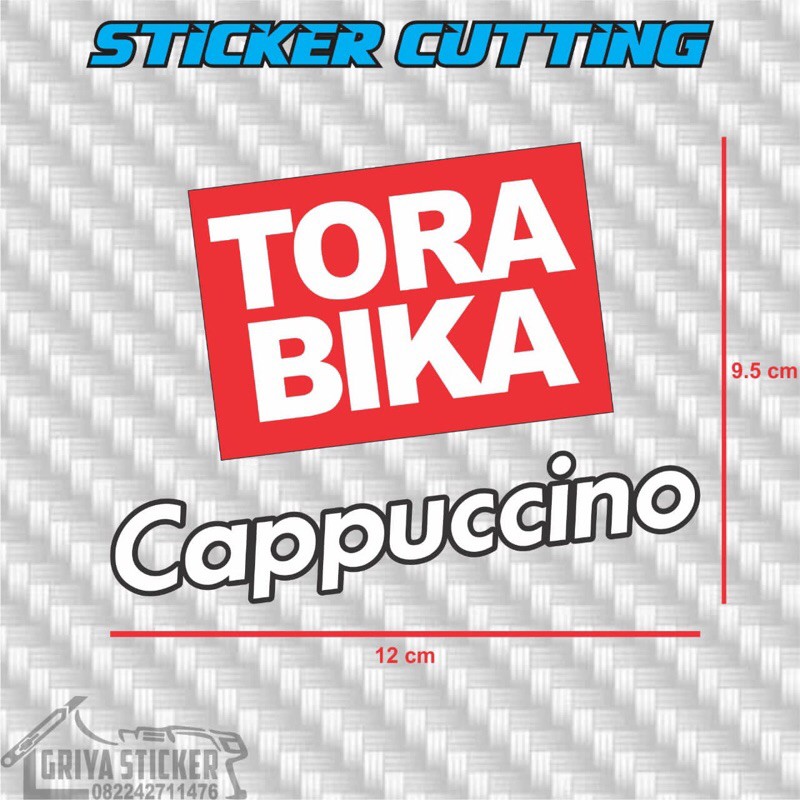 Sticker cutting stiker kopi tora bik* stiker motor stiker helem