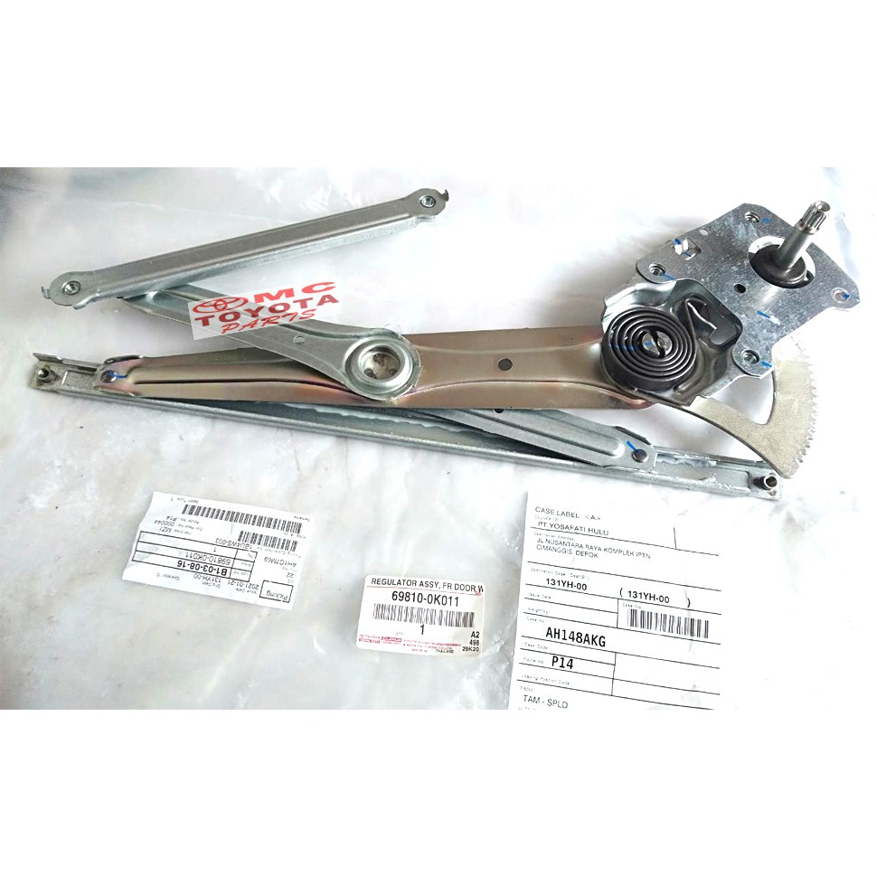 Regulator Power Window Manual Pintu Depan Kanan Hilux 69810-0K011