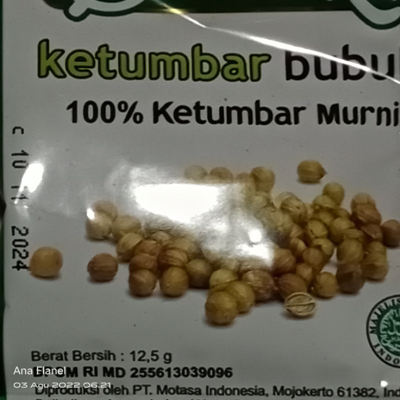 

Desaku Ketumbar bubuk 12,5gram