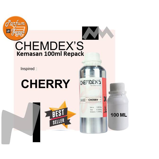 BIBIT PARFUM MURNI CHEMDEX'S CHERRY 100 ML | CHEMDEX CHERY | BEST SELLER | PARFUM UNISEX