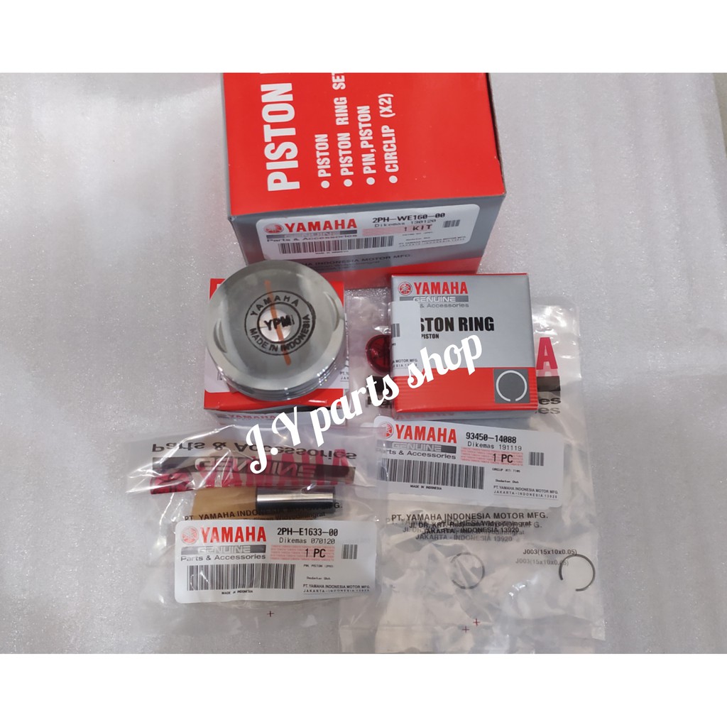 PAKET BLOK DAN SEHER PISTON MIO M3 S Z SOUL GT FINO FI XRIDE GEAR 125 FREEGO FREE GO ORIGINAL YGP