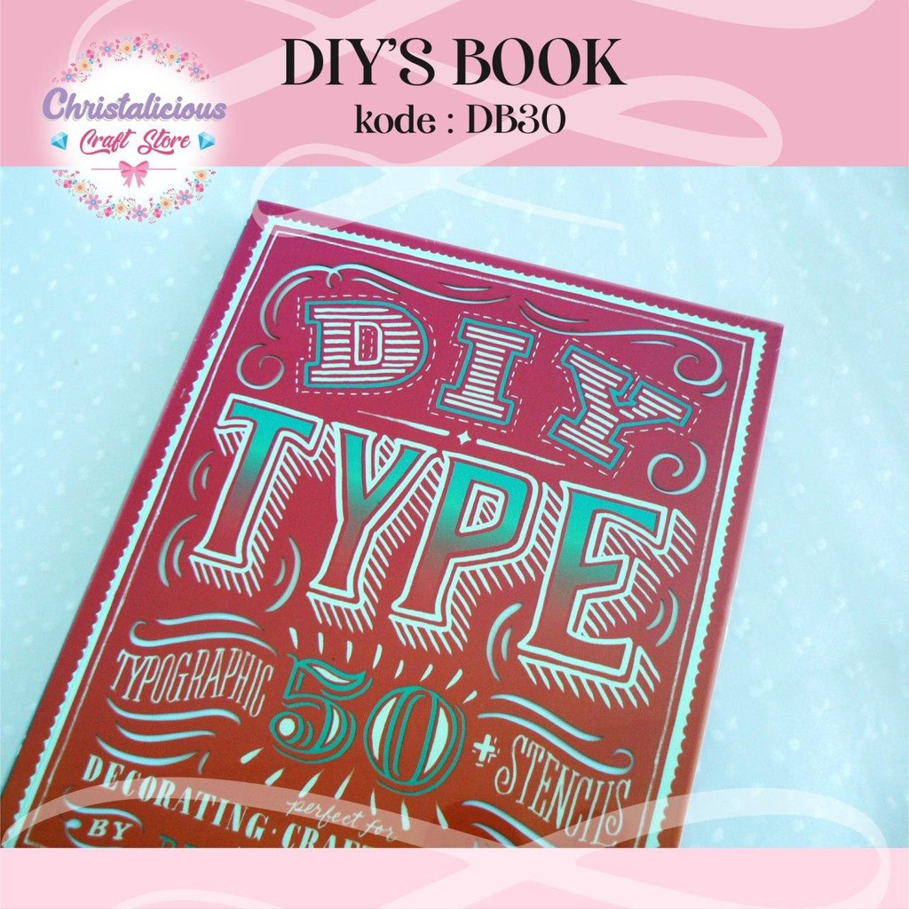 

Buku Craft Import "DIY Type Typographic 50 stencils